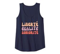 Femme Liberté Egalité Sororité Seventies pour sœurs et copines Débardeur