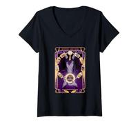 Femme Licorne Fate In My Horn Wise Seers Filles Femmes Amoureux de Fantastique T-Shirt avec Col en V