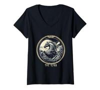 Femme L'Iliade par Homer T-Shirt avec Col en V
