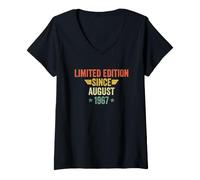 Femme Limited Edition Since August 1967 T-Shirt avec Col en V