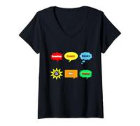 Femme Lire des bandes dessinées, c'est mon truc Comic-Con Geek Nerd T-Shirt avec Col en V