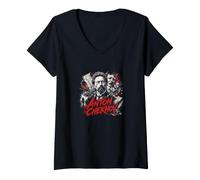 Femme Littérature Russe Anton Tchekhov Théâtre Dramatique T-Shirt avec Col en V