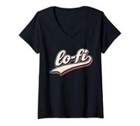 Femme lo-FI 2 T-Shirt avec Col en V