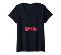 Femme Logo de Lady Gaga Joanne Gaga T-Shirt avec Col en V