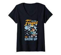 Femme Look who forgot to grow up T-Shirt avec Col en V