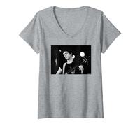 Femme Lou Reed Live in Boston 1980 par Michael Grecco T-Shirt avec Col en V