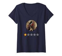 Femme Louis XVI - Révolution française Meme - Histoire de France T-Shirt avec Col en V
