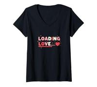 Femme Love: 50% Complete Sarcasm Valentine Days T-Shirt avec Col en V