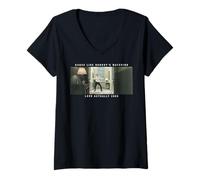 Femme Love Actually Dance Like No Ones Watching Text T-Shirt avec Col en V