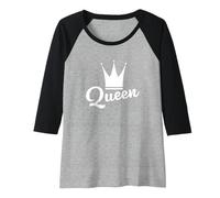 Femme Love The Queen Manche Raglan