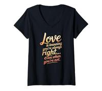 Femme Loves is Knowing You’re Always Right Even When You’re Not. T-Shirt avec Col en V