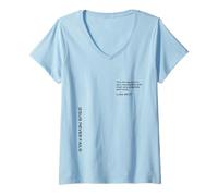Femme Luc 18:27, The Things are Possible with God, Christian T-Shirt avec Col en V
