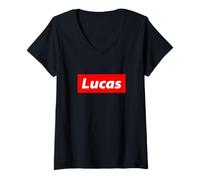 Femme Lucas T-Shirt avec Col en V