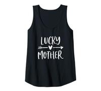 Femme Lucky Mother Blessing to Be A Mom Grandmother Heart Lovely Débardeur