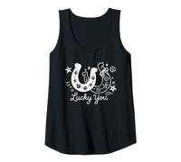 Femme Lucky You Coquillage Étoile de mer Coquillage Plage Fille Débardeur