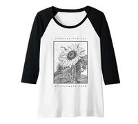 Femme Luke 12:27 Matthieu 6:27 Consider How The Wildflowers Grow Manche Raglan