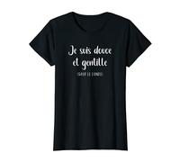 Femme Lundi drôle je suis douce et gentille sauf le lundi T-Shirt
