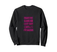Femme Lutte Contre Le Cancer Plus de Douleur Chimio Princesse journée Mondiale Sweatshirt