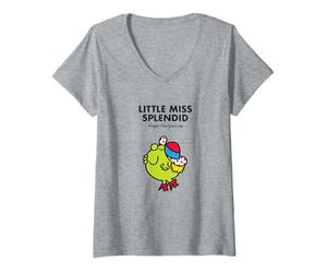 Femme M. Men Little Miss Splendid T-Shirt avec Col en V