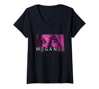 Femme M3GAN 2.0 Target Acquired T-Shirt avec Col en V