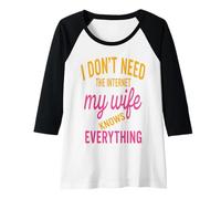 Femme Ma Femme - Epouse Humour Couple Citation Mariage Manche Raglan