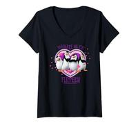 Femme Madagascar, tu me Fais Retourner Mes Palmes T-Shirt avec Col en V