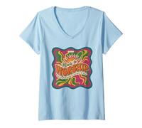Femme Made to Worship Psaumes 150 Christian Faith Retro T-Shirt avec Col en V