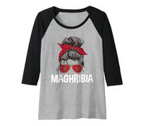 Femme Maghriba Patriotique Maroc Fille Chignon Décoiffé Femme Marocaine Manche Raglan
