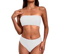 Femme Maillots De Bain Deux Pièces Gainant Ventre Plat Triangle Bikini Set Taille Haute Maillots Sexy Col en V Sexy Rembourré Push Up Beachwear De Plage À Imprimé Vetement Pas Cher
