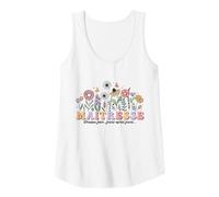 Femme Maîtresse Motif Floral Cadeau Maitresse D' École Groovy Débardeur