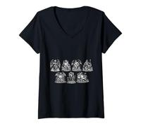 Femme Majesté infernale L'Ars Goetia Seven T-Shirt avec Col en V