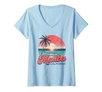 Femme Malibu T-Shirt avec Col en V