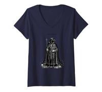 Femme Malphas du Trône Creux T-Shirt avec Col en V