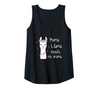 Femme Mama Llama Need's No Drama - Maman drôle et Mignonne Débardeur
