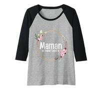 Femme Maman au cœur Tendre Manche Raglan