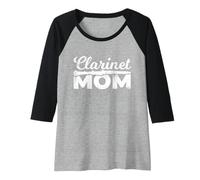 Femme Maman Clarinette Amoureuse de la Clarinette Clarinette Manche Raglan