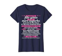 Femme Maman et fille Princesse je suis une fille gâtée T-Shirt