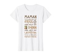 Femme Maman Viking Déesses de la Mythologie Nordique T-Shirt