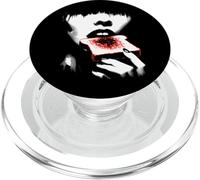 Femme Mangeant du Pain grillé - Amant Graphique drôle de Toast PopSockets PopGrip pour MagSafe
