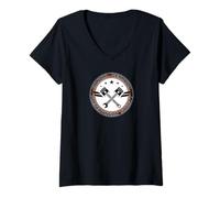 Femme Manual Gearbox Preservation Society - we do it manually! T-Shirt avec Col en V