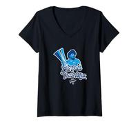 Femme Maradona Oh Vita Mia T-Shirt avec Col en V