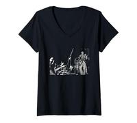 Femme Marc Bolan, Chanteur de T Rex, Starlight Ballroom, Boston 1972 T-Shirt avec Col en V