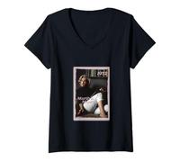 Femme Marilyn Monroe_003 T-Shirt avec Col en V