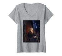 Femme Martin Landau Ed Wood Space 1999 Acteur par Michael Grecco T-Shirt avec Col en V