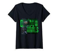Femme Marvel Avengers Doomsday Doom Has No Rivals Sinister Gaze T-Shirt avec Col en V