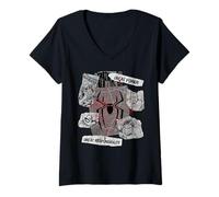 Femme Marvel Spider-Man: Brand New Day Power & Responsibility Web T-Shirt avec Col en V