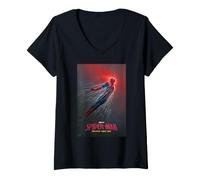 Femme Marvel Studios Spider-Man: Brand New Day Web Flight Poster T-Shirt avec Col en V