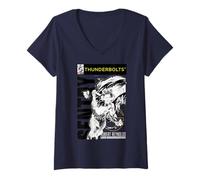 Femme Marvel Studios Thunderbolts Sentry B&W Comic Cover #7 T-Shirt avec Col en V