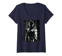 Femme Marvel Studios Thunderbolts The Sentry Darkness of the Void T-Shirt avec Col en V