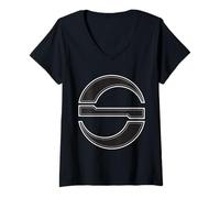 Femme Marvel Studios Thunderbolts The Sentry Void Icon "S" Symbol T-Shirt avec Col en V